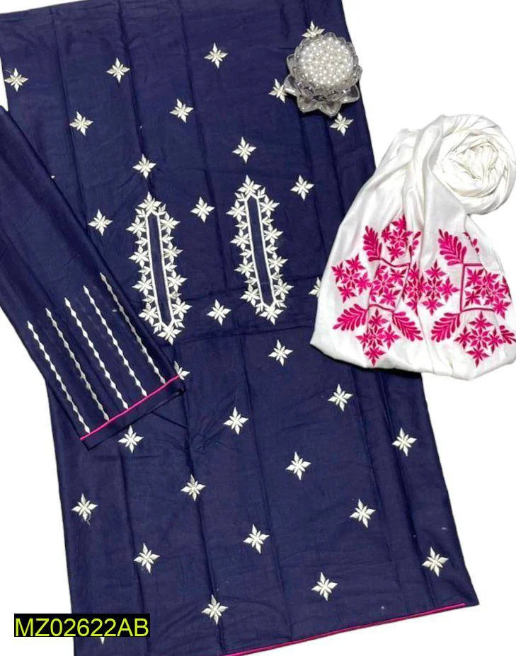 Kids Maria B Lawn Embroidered 2PC Suit Summer