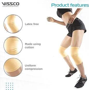 Men & Women Light Yellow Wool Knee Cap