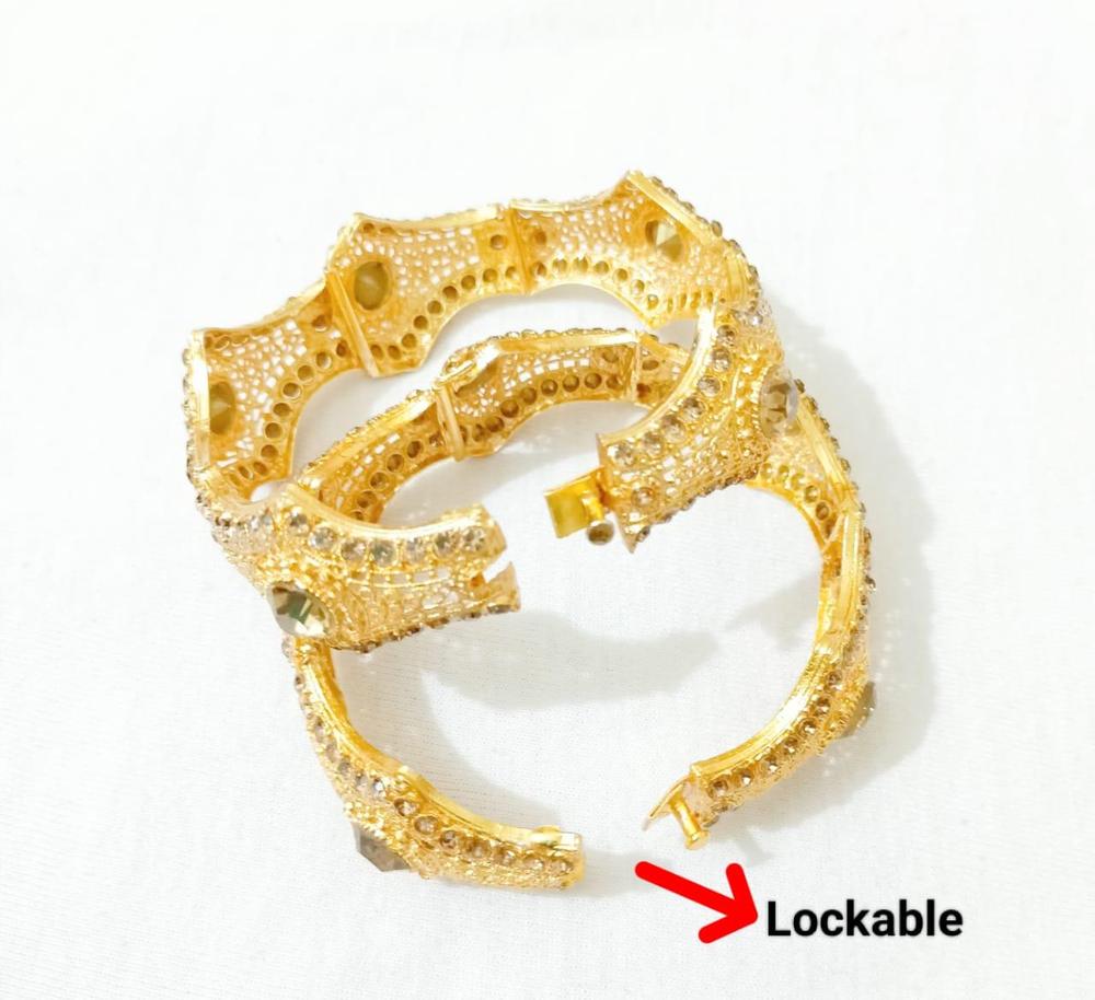 Gold Plated Bangles for Women - Elegant & Durable