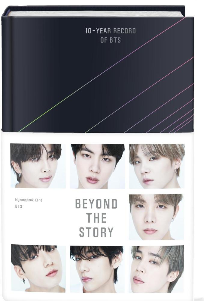 BTS 10-Year Memory Book Black White Cover