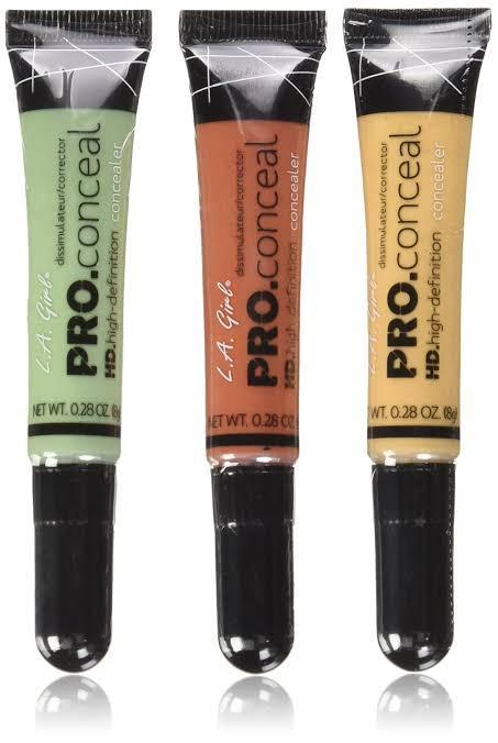 Pro Concealer Set 3 Shades HD Long Wear