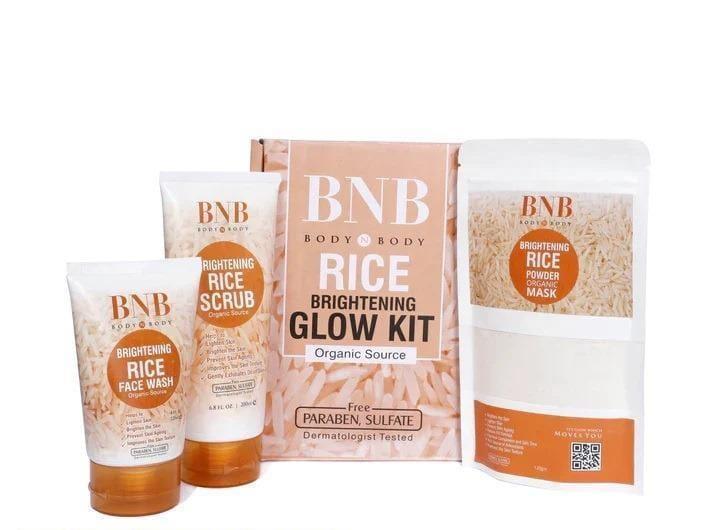 Rice Whitening Facial Kit for Glowing Skin