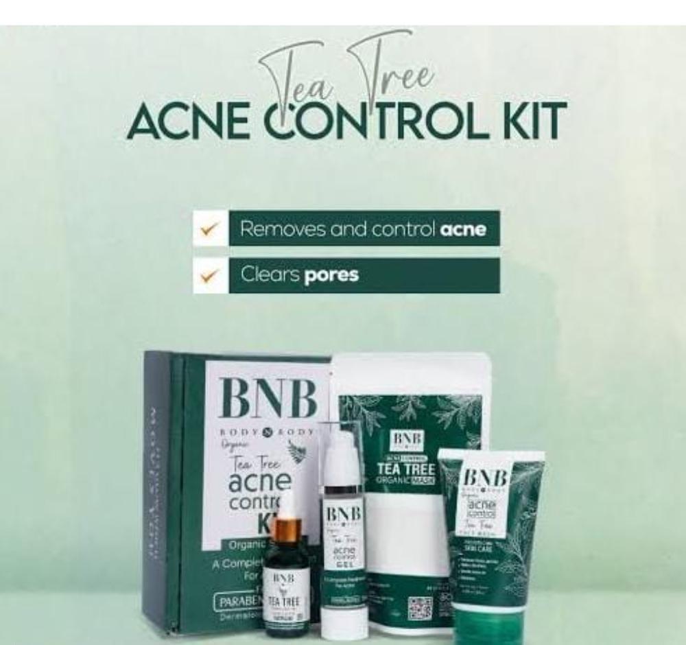 Tea Tree Acne Control Kit 4 in 1 for Clear Skin