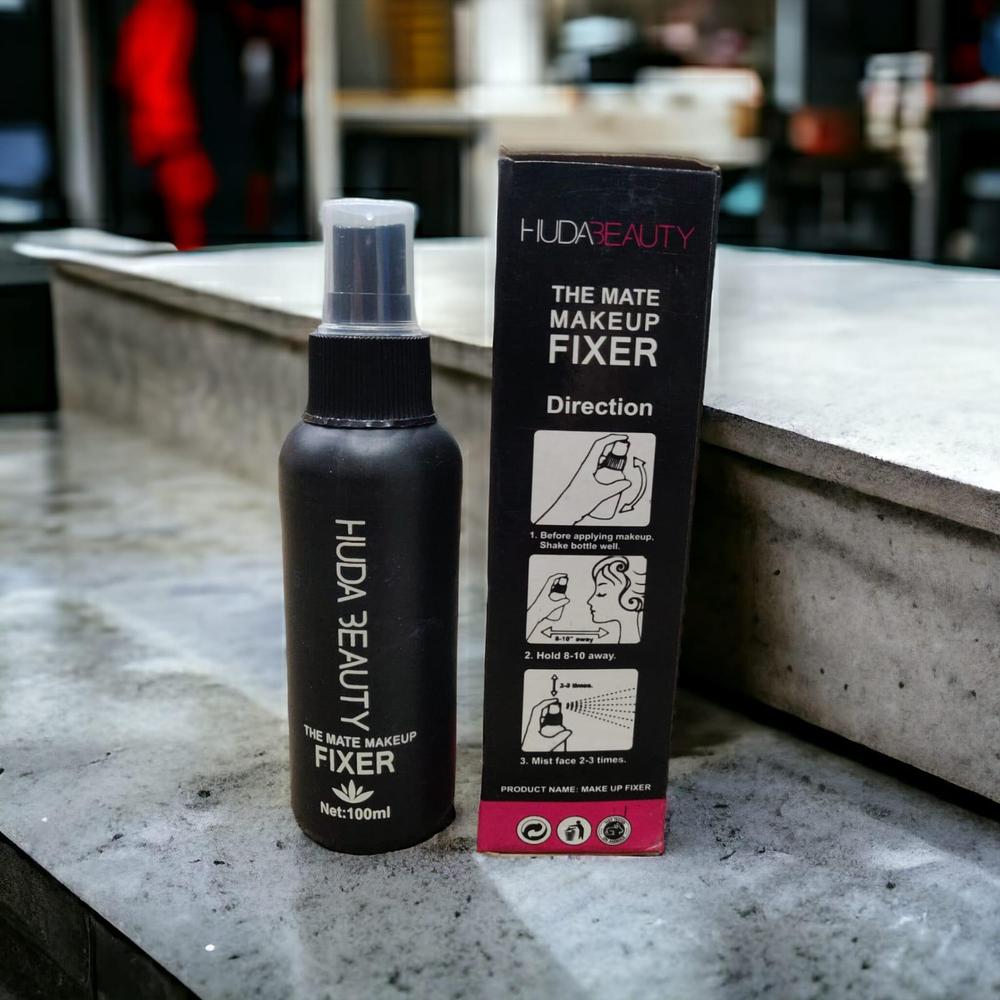 Premium Makeup Setting Spray 100ml Black Pink