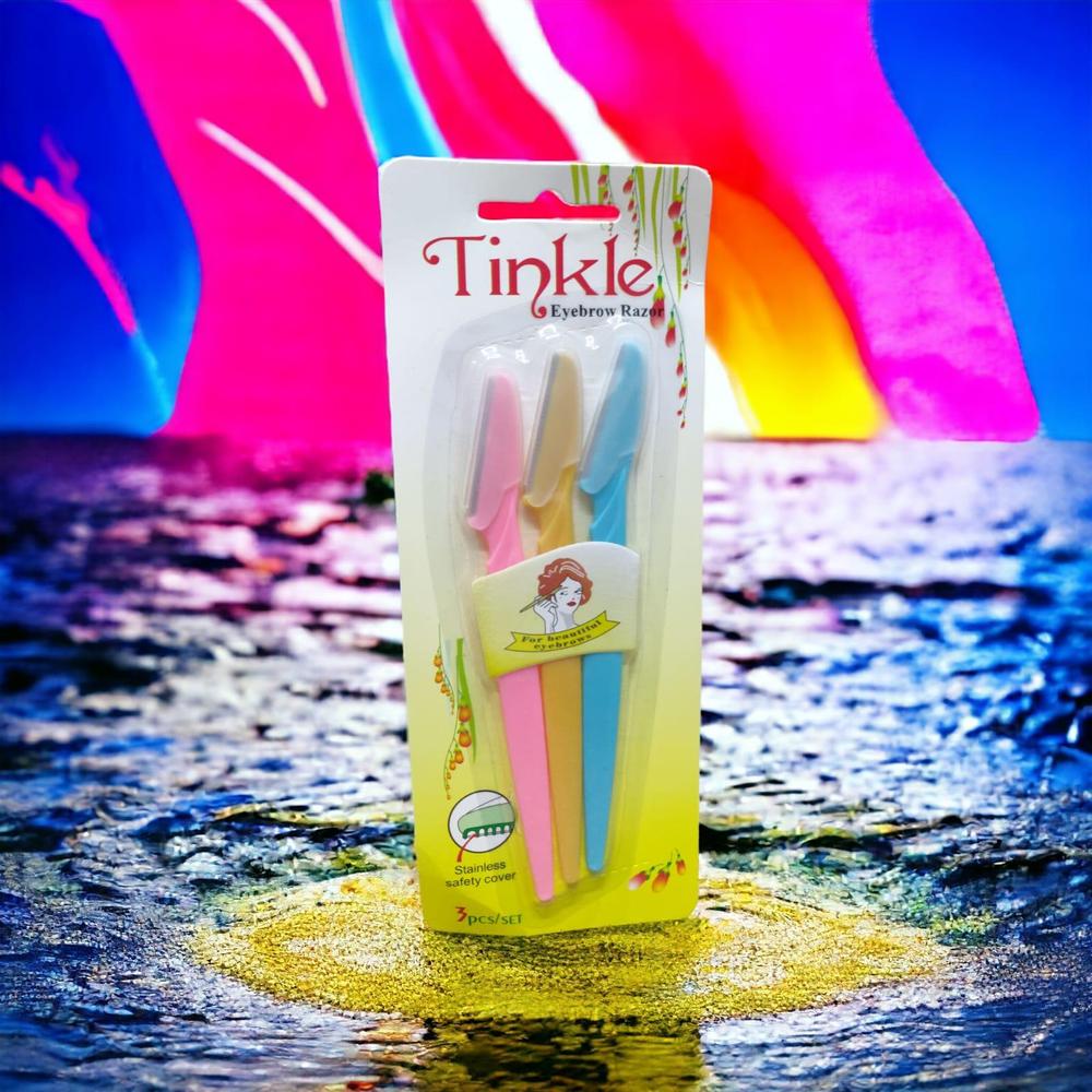 Tinkle Eyebrow Razor Set 3 Pcs ABS Plastic Pakistan