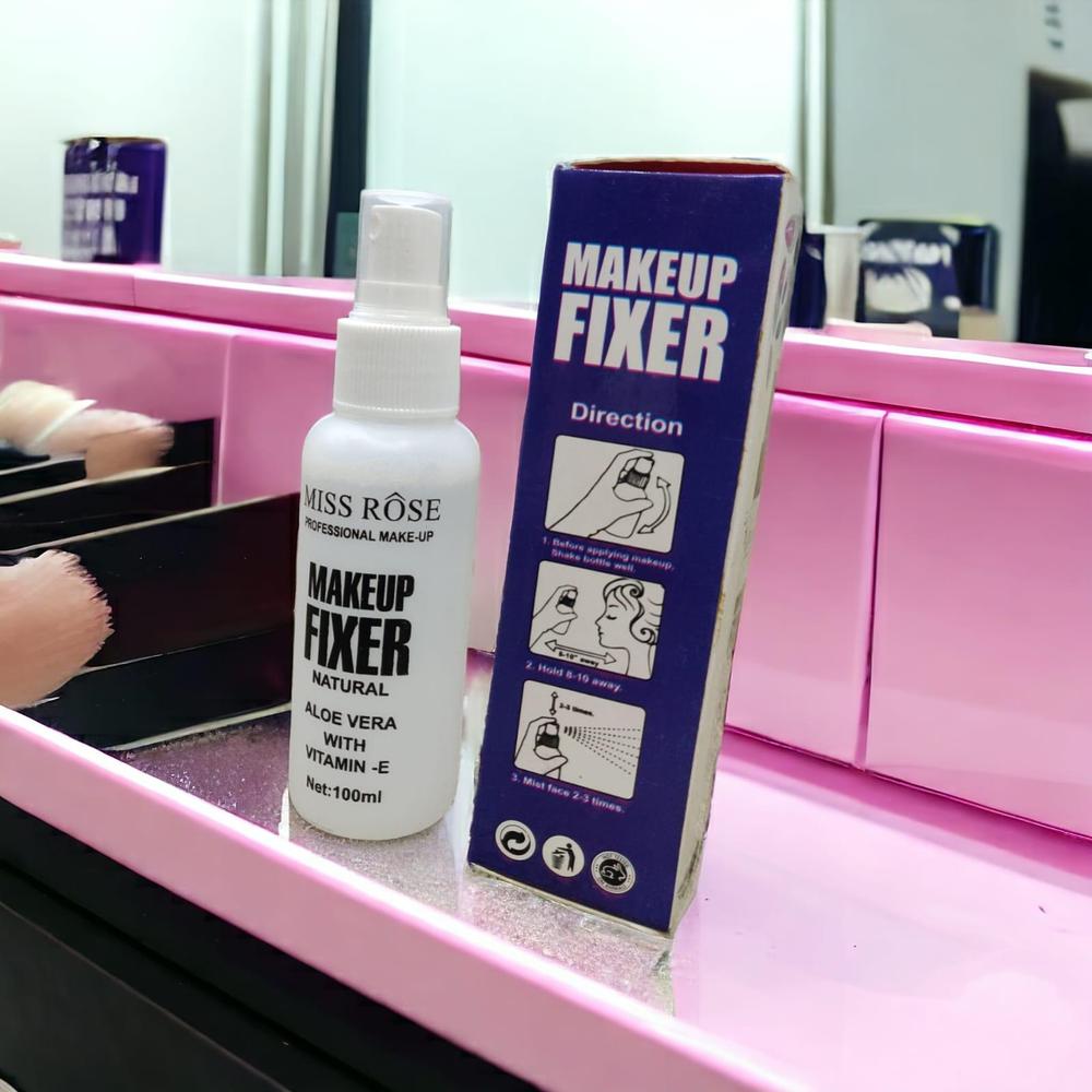 Miss Rose Makeup Fixer Spray 100ml Aloe Vera Vitamin E