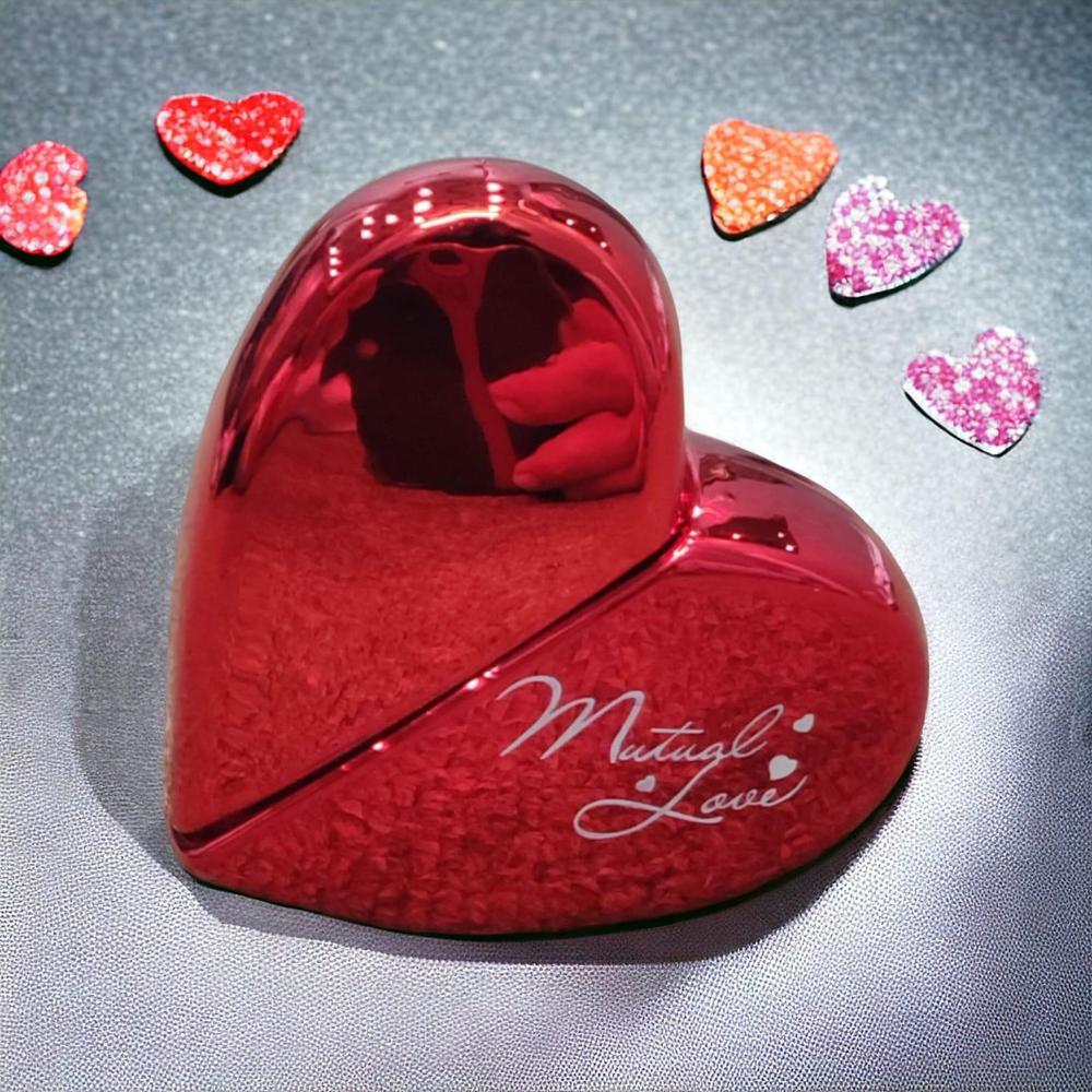 Women's Floral Perfume 50ml Heart-Shaped Red