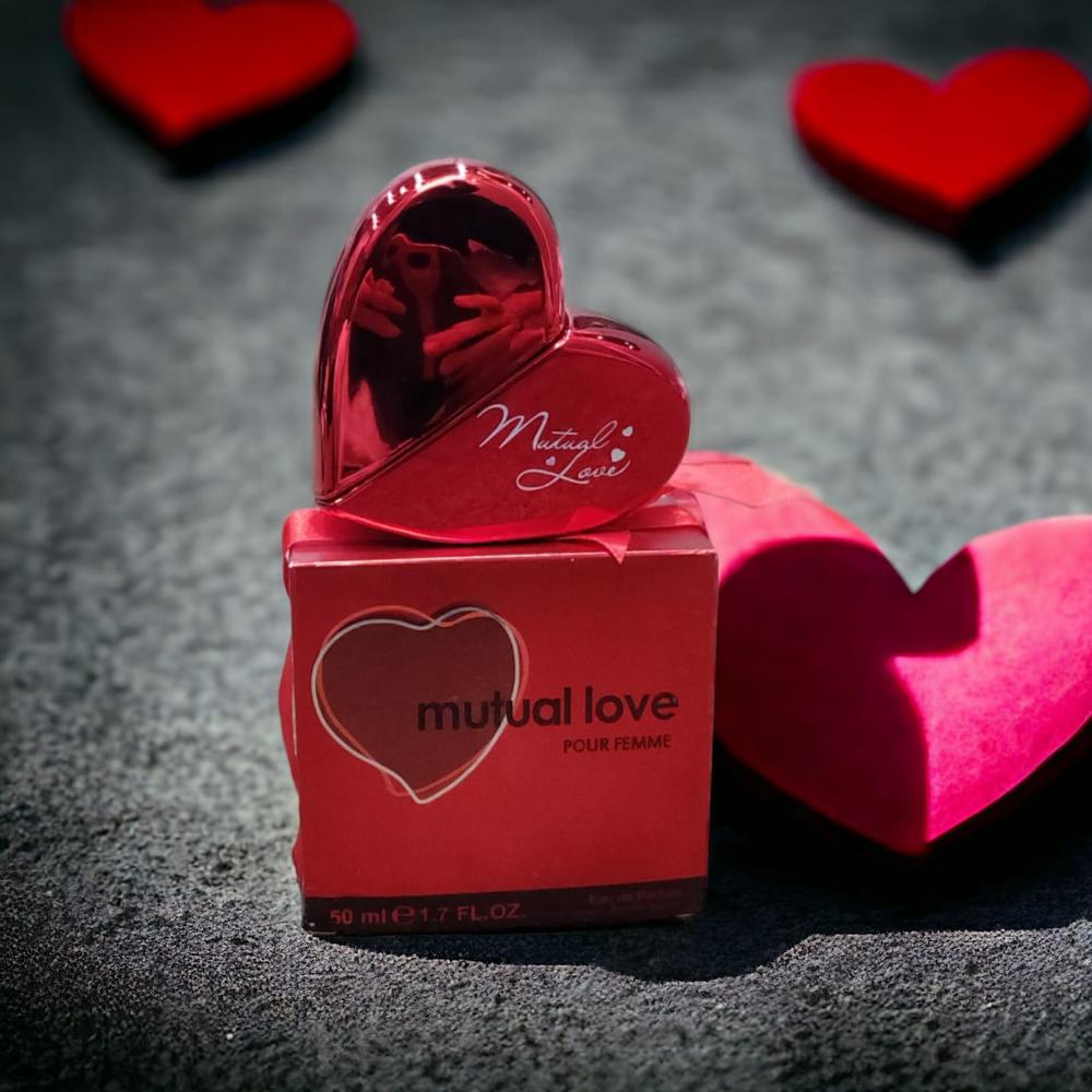 Women's Floral Perfume 50ml Heart-Shaped Red