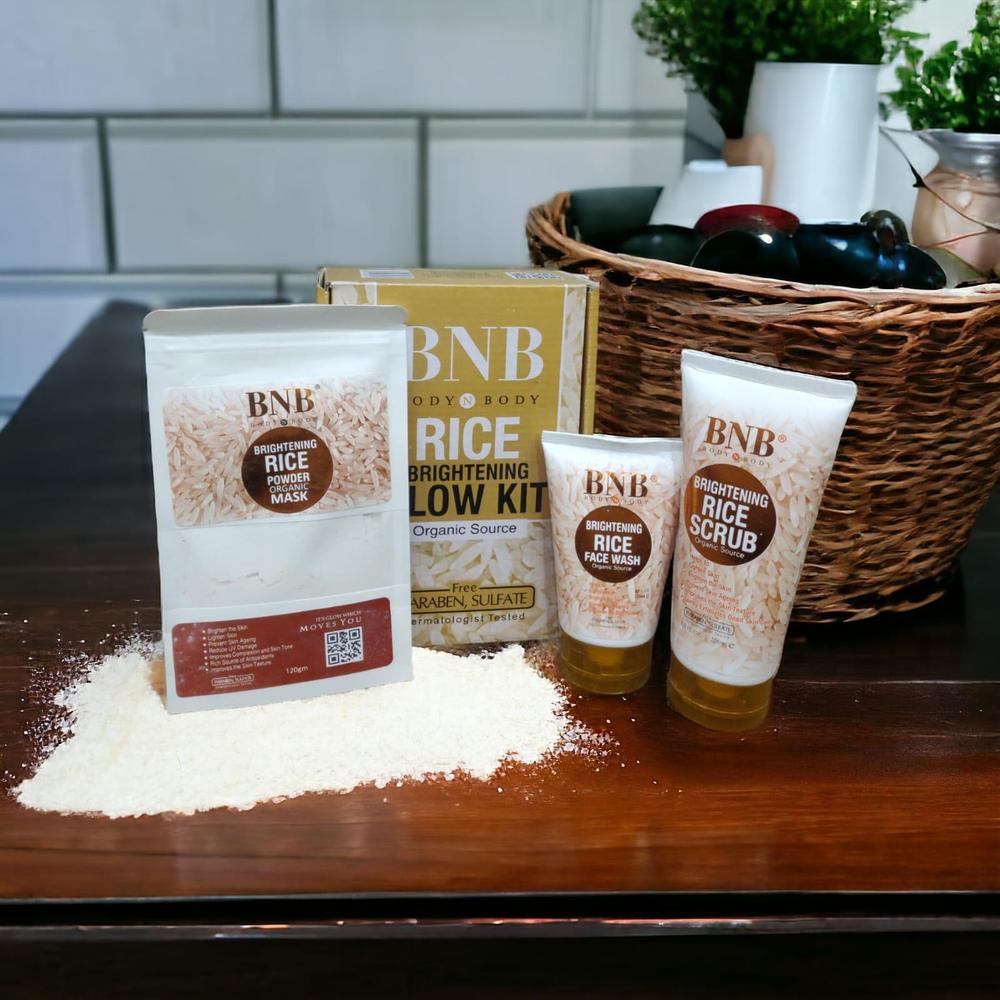 Rice Whitening Facial Kit for Pakistani Skin