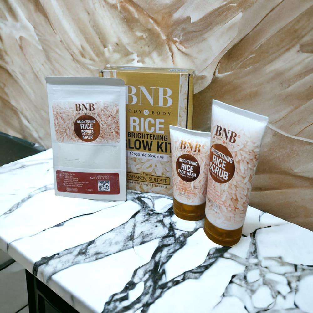 Rice Whitening Facial Kit for Pakistani Skin