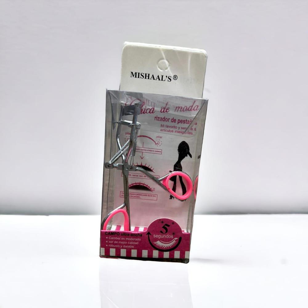Stainless Steel Eyelash Curler Pink Silver Pakistan