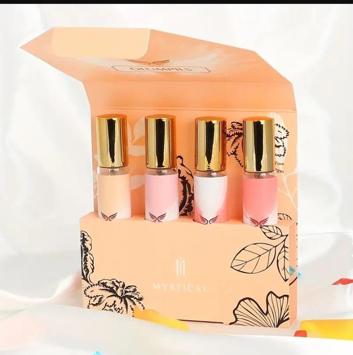 Premium Fragrance Body Mists Set of 4 for Women