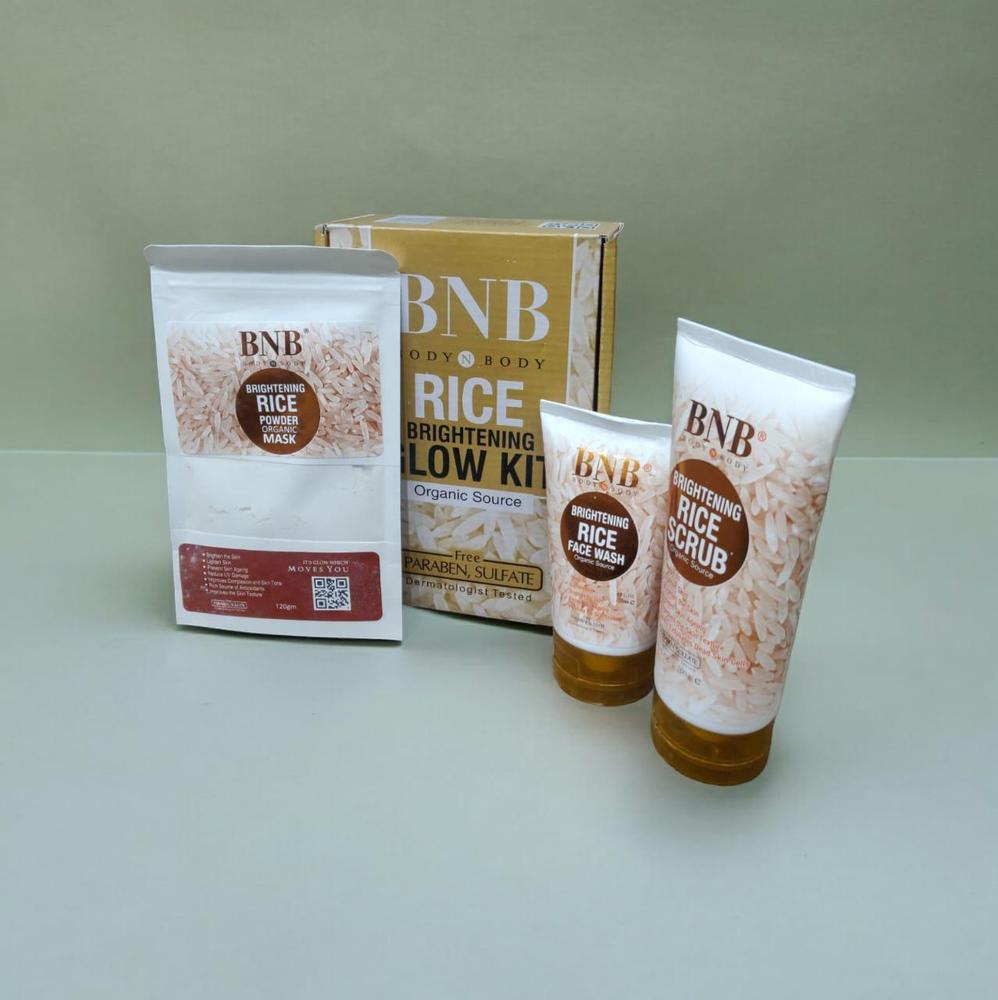 Brightening Rice Facial Kit for Radiant Skin