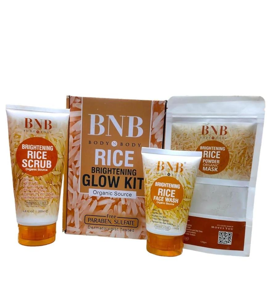 Rice Whitening Glow Kit for Pakistani Skin