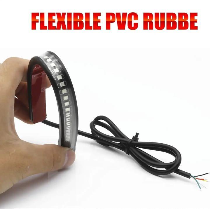 48LED Motorcycle LED Strip Red Amber White PVC
