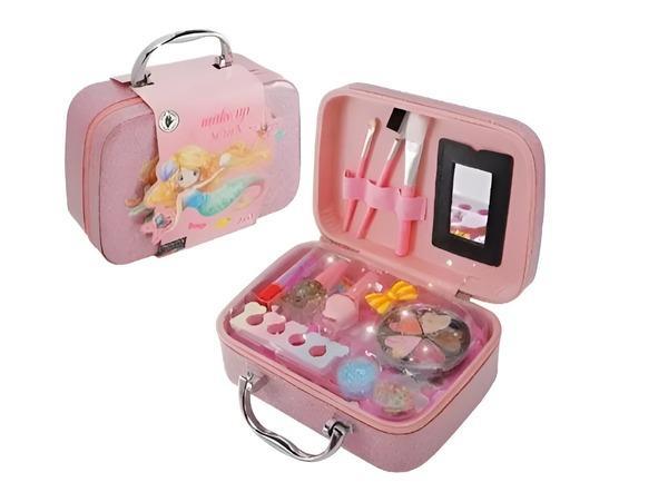 27-Piece Makeup Kit for Girls Plastic Toy Set