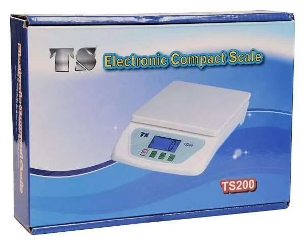 Digital Scale 6kg White ABS Kitchen Use