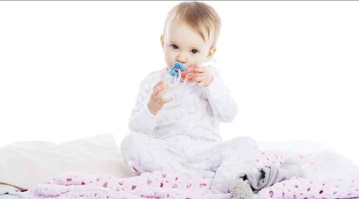 Baby Pacifier with Teether, Multicolor, Premium Fibr