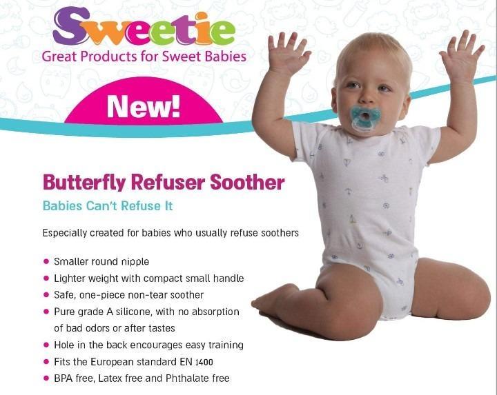 Baby Pacifier with Teether, Multicolor, Premium Fibr
