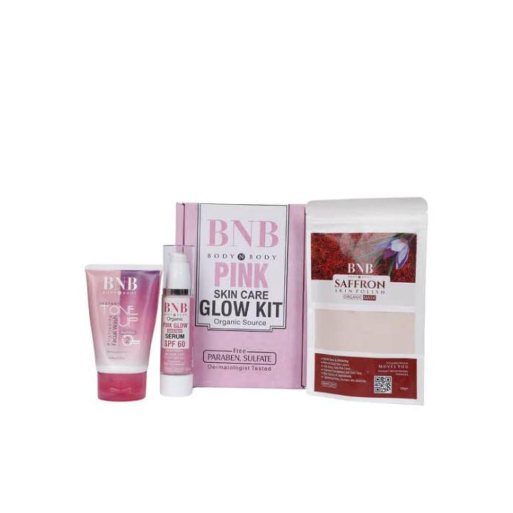 Pink Glow Facial Kit for All Skin Types