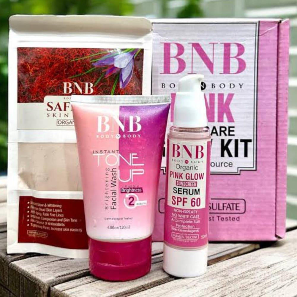Pink Glow Facial Kit for All Skin Types
