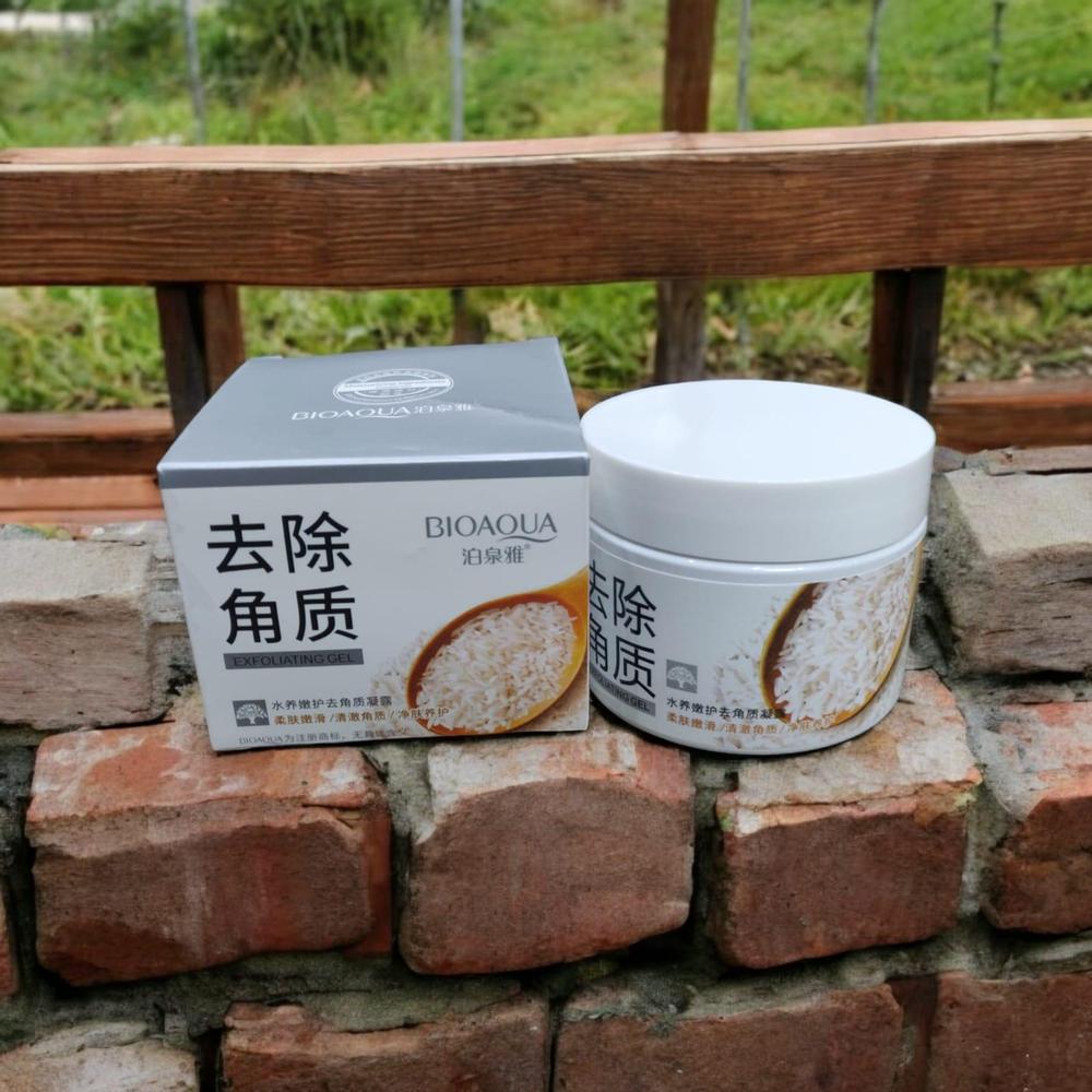 Rice Gel Scrub for Pore Cleansing & Skin Renewal