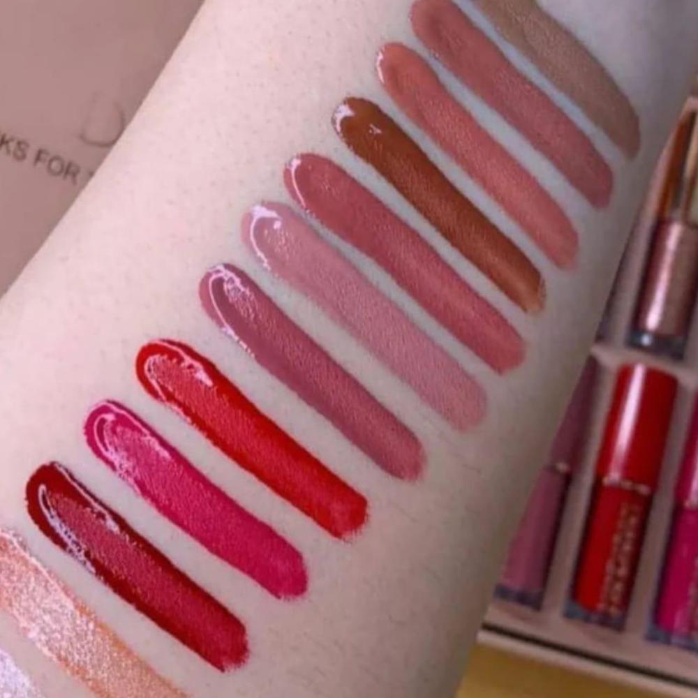 Premium 12 Shade Lip Gloss Set Smudge Proof Long Lasting