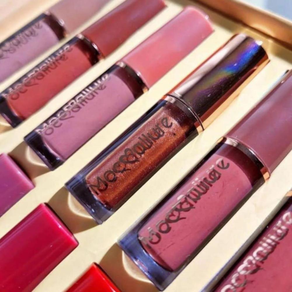 Premium 12 Shade Lip Gloss Set Smudge Proof Long Lasting