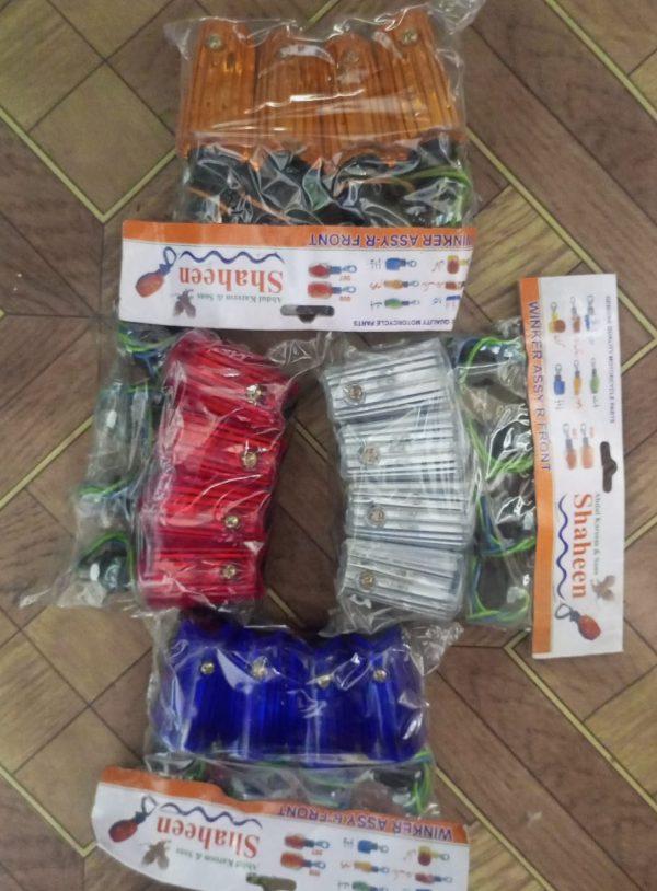 Premium Mini Bike Indicators Red Blue Yellow White