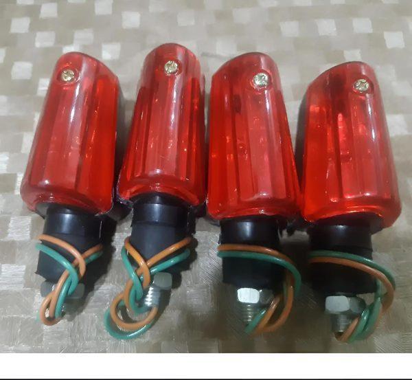 Premium Mini Bike Indicators Red Blue Yellow White