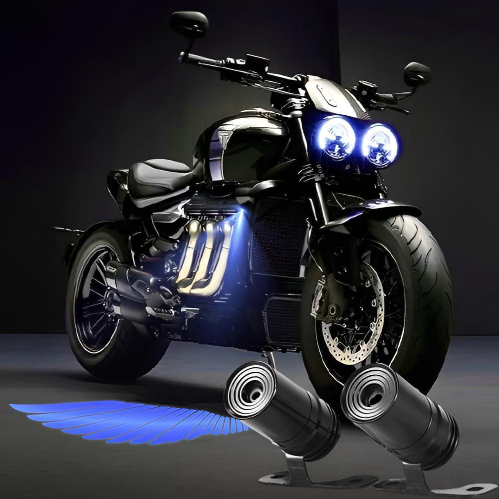 Multicolor Angel Wing LED Light for Motorcycle & Car
