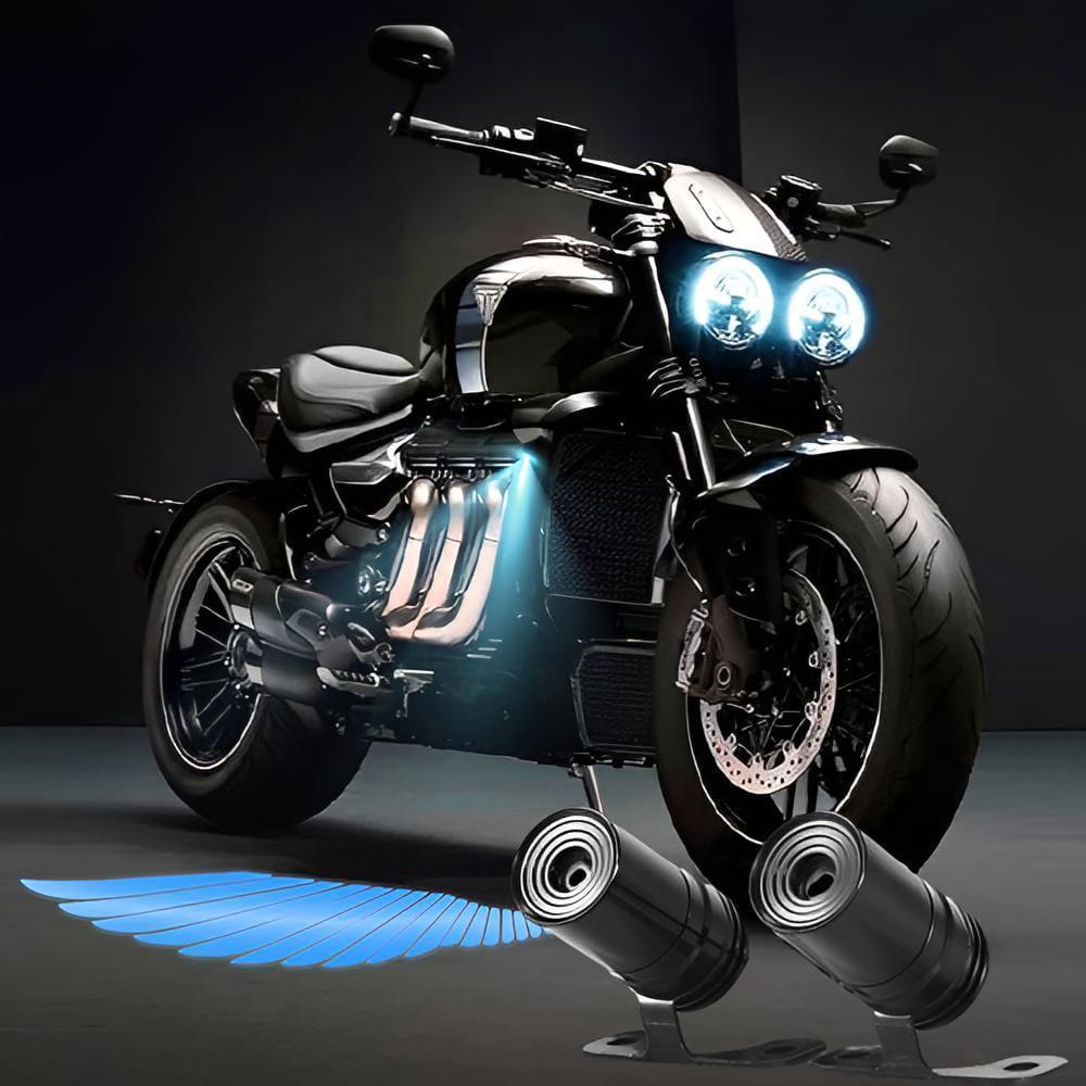 Multicolor Angel Wing LED Light for Motorcycle & Car