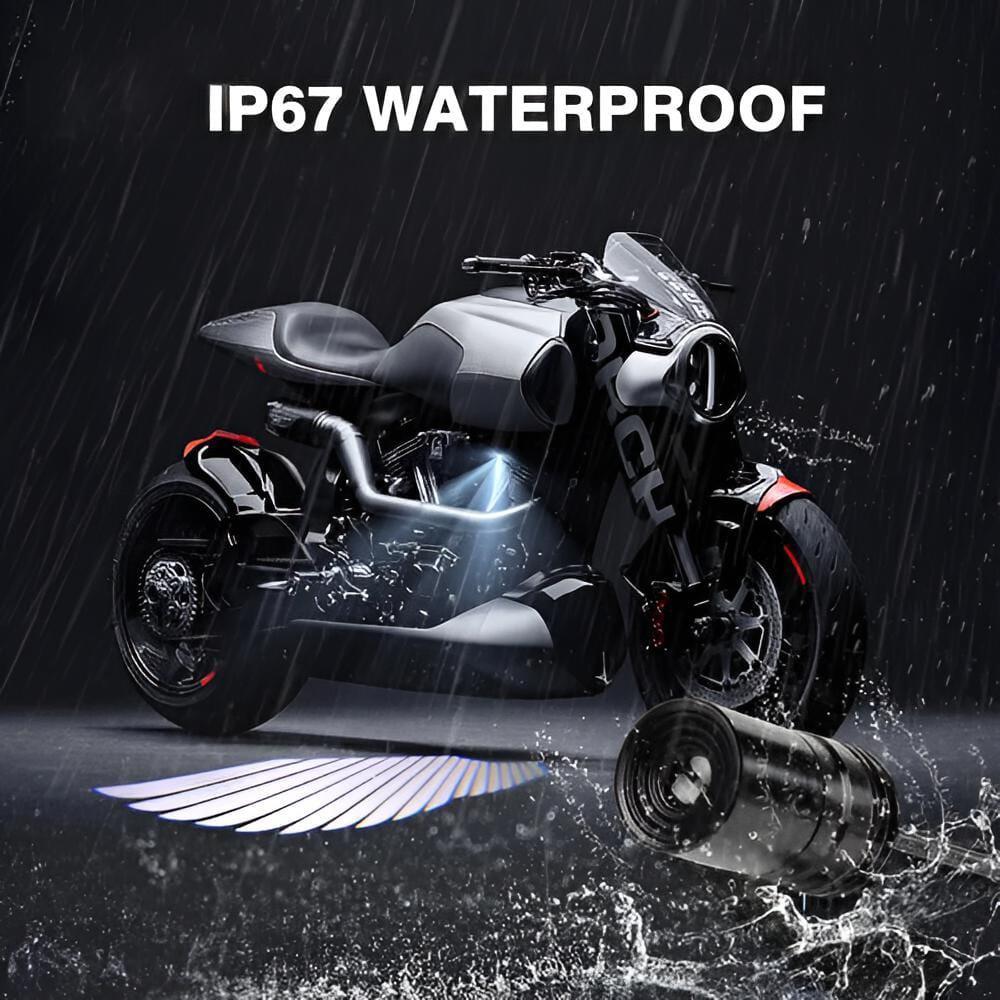 Multicolor Angel Wing LED Light for Motorcycle & Car