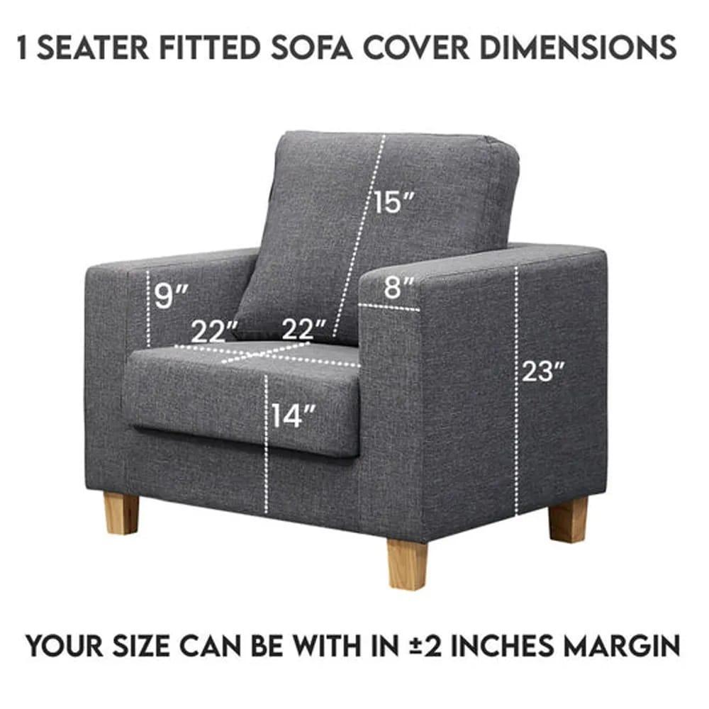 7 Seater Mesh Sofa Cover Yellow