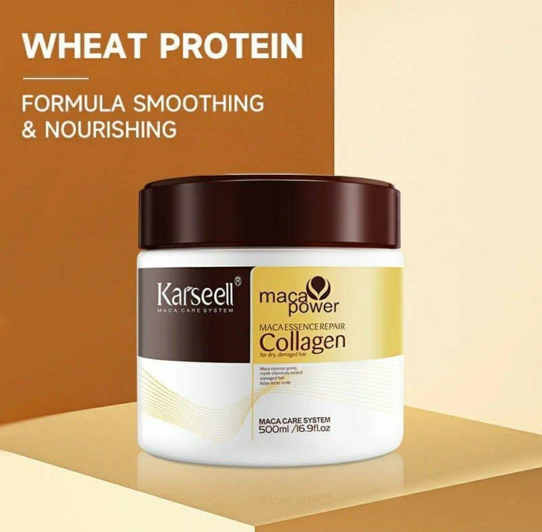 Maca Power Collagen Hair Mask 500ml for Damaged Hair