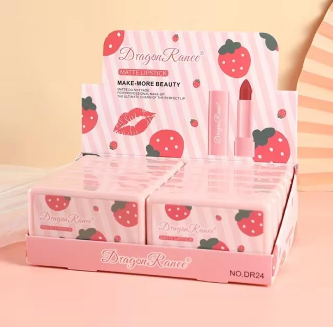 Matte Lipstick Set 6 Shades Nude Long Lasting