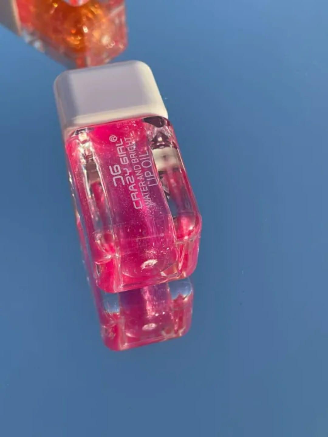 Hydrating Glossy Lip Oil Cherry Peach Shades
