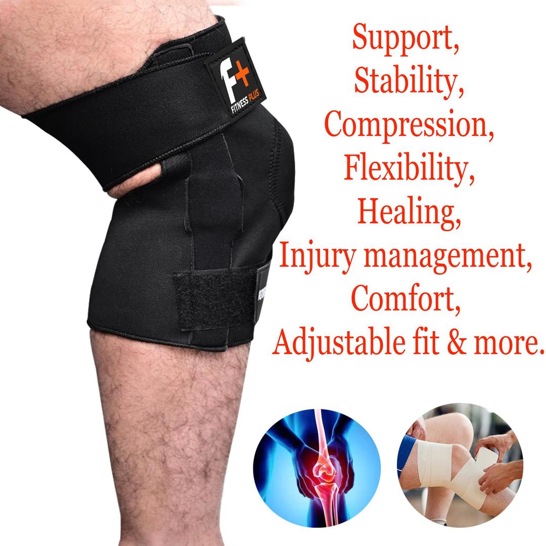Black Knee Brace for Support & Comfort