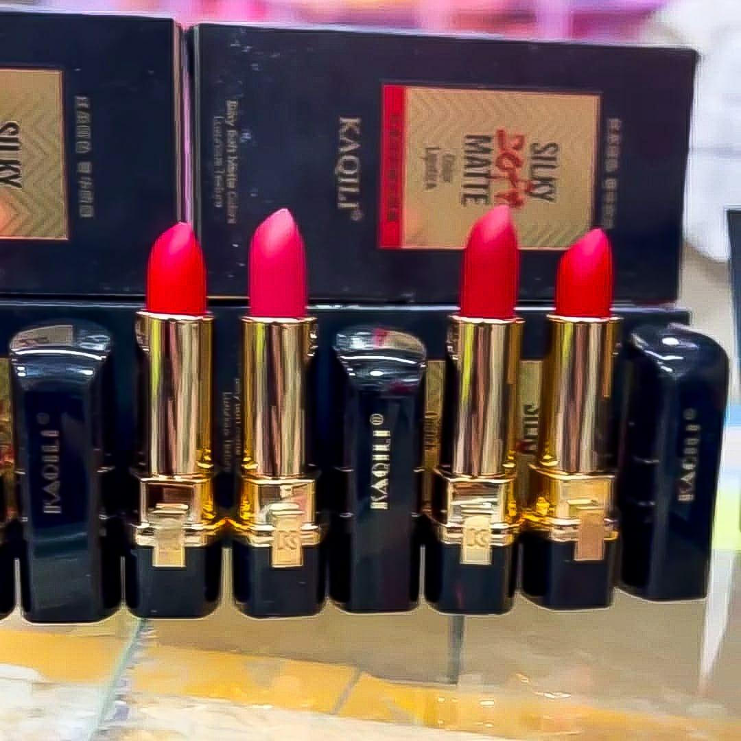 High Pigmented Matte Lipstick Red Shades Long Lasting