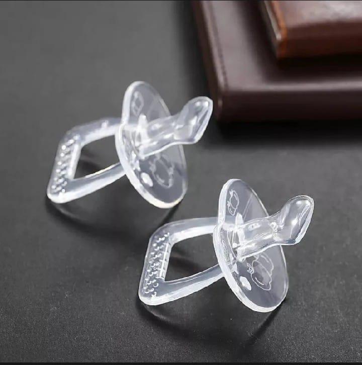 Premium Silicone Pacifier White 1 Pack Durable Soft