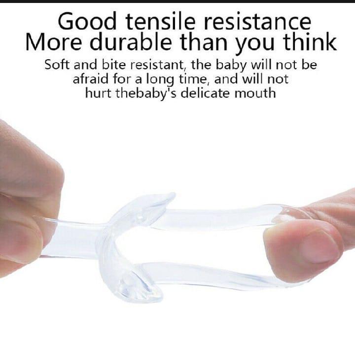 Premium Silicone Pacifier White 1 Pack Durable Soft