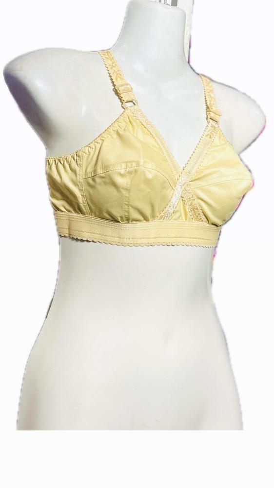 Non-Padded Cotton Bra Beige Daily Wear Pakistan