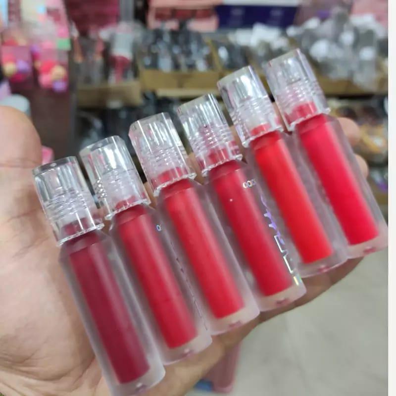Matte Lip Gloss Pack of 2 Red Peach Orange