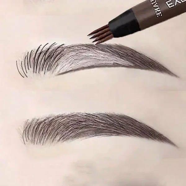 Waterproof Eyebrow Pen Long Lasting Easy to Use