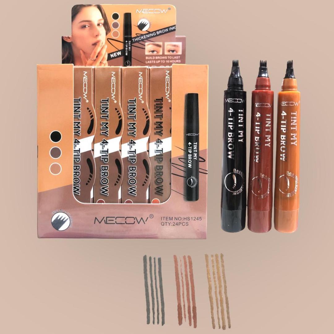 Waterproof Eyebrow Pen Long Lasting Easy to Use