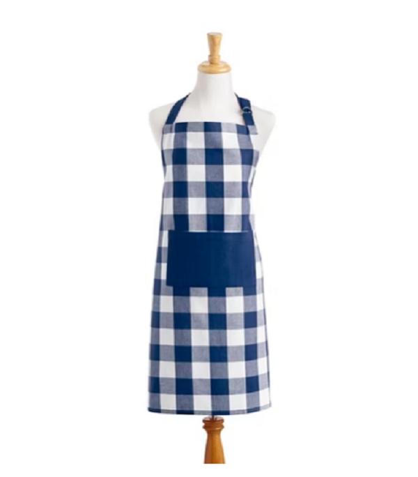 Premium Cotton Apron Black Blue Pink 31x28"