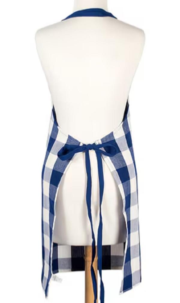 Premium Cotton Apron Black Blue Pink 31x28"