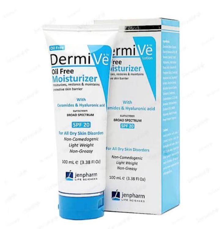 Dermive Oil Free Moisturizer SPF 20 for All Skin Types