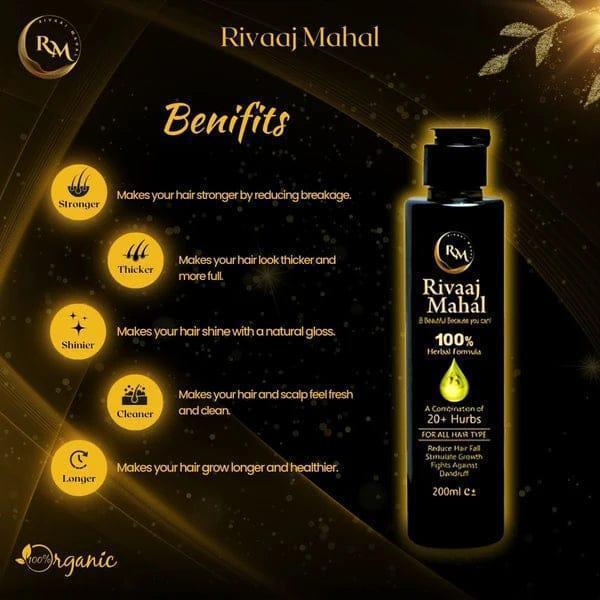 Rivaaj Mahal Herbal Hair Oil 100% Sulfate-Free Pakistan