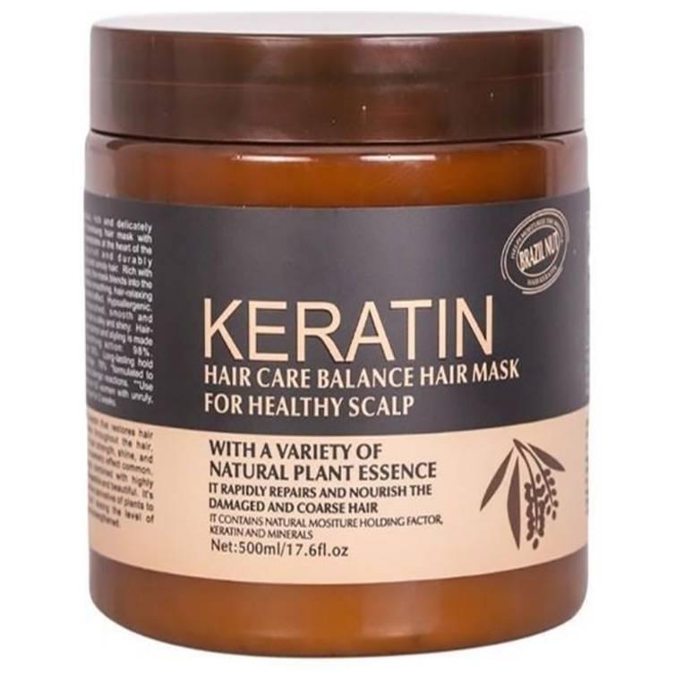 Keratin Hair Mask + Hair Food Oil Pack of 2